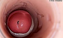 Wanna see huge sperm ejaculate deep inside pussy?