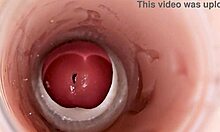 Wanna see huge sperm ejaculate deep inside pussy?