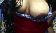 indian wife sneaks quick homemade fuck in the bathroom