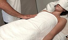 Pervert Masseur Pounds Horny Patient's Tight Wet Pussy in Sensual Massage Creampie!