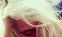 Real Hooker Swallows Massive Facial Cumshot Outdoors!