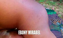 African pornstar with natural tits takes huge cock roadside as crazy public fairytale unfolds