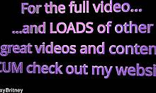 sexy britney's hottest pov blowjobs anal pounding and cum facials in amateur compilation tease