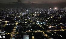 i put the submissive newbie to squirt hard on new year's in recife she gushed all over my huge cock