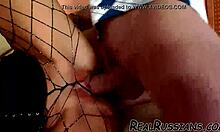 Hot Russian Slut Takes Two Cocks In Her Tight Holes At Once!!