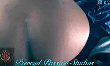 big ass ebony aunt bends over for monster bbc backshots on the bed creaming hard