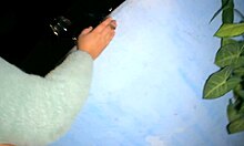 hey ex-wife's friend crashed here in panties didn't expect her teasing blowjob and pussy spread on my huge cock