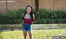 Cheating Latina Girlfriend Fucks Friend for Cash Creampie Facial