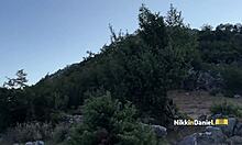 Amateur Couple Fucks Spontaneously on Car Hood Outdoors