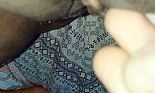 Latina BBW spreads her wet chubby pussy lips wide open