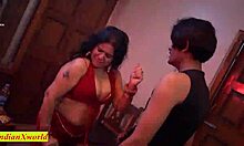 indian aunty neighbor bends fat bbw ass for young stud's rough dirty talk doggystyle pounding