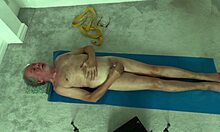 yoga milf strips clothes and wanks pussy hard on bedroom cam 😩💦