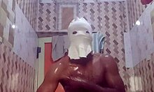 wanna see her huge tits bounce in erotic bathroom masturbation?