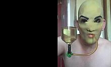 Masked Bisexual Piss Lover Begs: Give Me Your Piss to Swallow, Please!