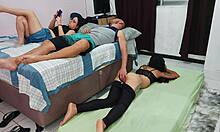 Wife shares room with friend risky choice