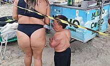 tv star zezinho teves and paty bumbum honeymoon big ass beach fuck