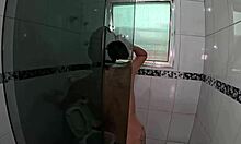 pregnant latina teen first time shower fun backstage brazilian bath