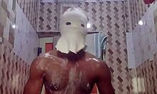 wanna see her huge tits bounce in erotic bathroom masturbation?