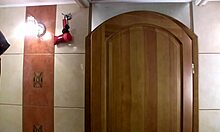 shaving my dripping wet shaved pussy smooth right in the steamy bath