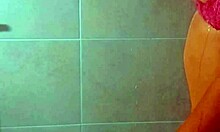 beautiful tanned latinas shower wet pussies after beach