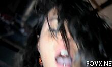 barely legal teen gets seduced into hardcore pov cock sucking and fucking