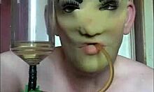 Masked Bisexual Piss Lover Begs: Give Me Your Piss to Swallow, Please!