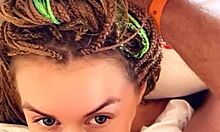 cutie wakes up gagging on thick cock shoved deep in her tight throat!