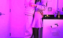 hey, that teen got fucked hard in the club toilet