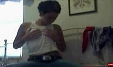 webcam babe strips wet pussy teases with dildo undressing slowly