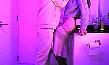 hey, that teen got fucked hard in the club toilet