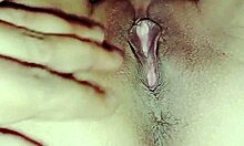 damn this closeup pounding of janvibhabhi's tight indian pussy looks intense