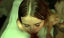 horny wife and friend share hubby's cock 😈 sloppy deepthroat threesome!