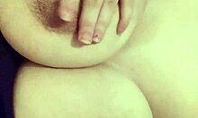 Goth Emo Plays With Huge Natural Tits And Hard Nipples