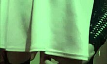 bisexual crossdresser mark wright anal fucks dildo stick then sucks ass-to-mouth clean