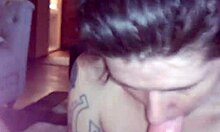 pregnant amateur deepthroats my thick uncut 8 inch cock pov