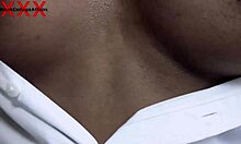 Amateur schoolgirl uniform splashed wet then fucked rough outdoors in garage quickie