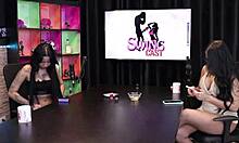 check out fernanda ribeiro's sexy milf tattooed ass and big tits in this swingers casting interview with tifany part 1