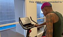 Sharing Gym Machine With Cute 18-Year-Old