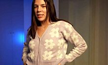 who'd guess this shy face loves giving her tight tasty asshole? aylla mel lp