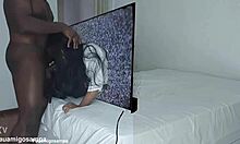 halloween samara cosplay hooks up with two dark studs at home