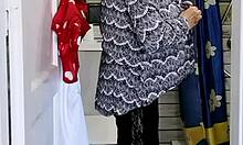 A day spying granny mariaold toilet peeping then joi fun in lingerie