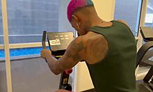 Sharing Gym Machine With Cute 18-Year-Old