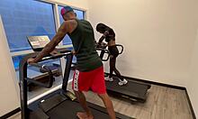 Sharing Gym Machine With Cute 18-Year-Old