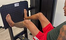 Sharing Gym Machine With Cute 18-Year-Old