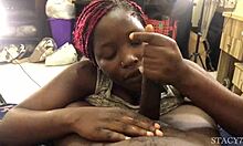 so i finally fuck my music teacher hard as punishment for skipping class, her shaved pussy takes my monster cock deep.