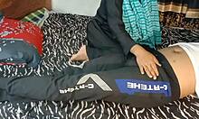 Fucking Elder Stepson's Friend In Bedroom Roleplay