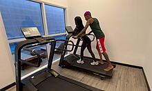 Sharing Gym Machine With Cute 18-Year-Old