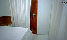 Stepmom shares bed with stepson FUCKS her tight pussy unsatisfied by stepdad hindi