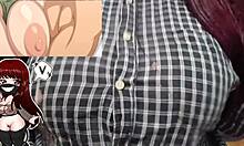 Hot Chubby Milf's Big Natural Tits Bounce On Bwc Dildo!