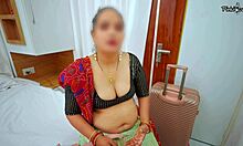 Stepmom shares bed with stepson FUCKS her tight pussy unsatisfied by stepdad hindi